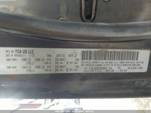 1C4NJDEB5FD258925 Jeep Compass Latitude