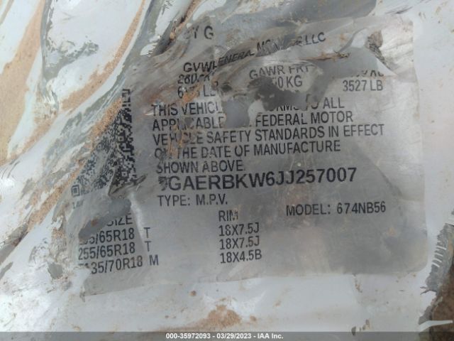 5GAERBKW6JJ257007 Buick Enclave Essence