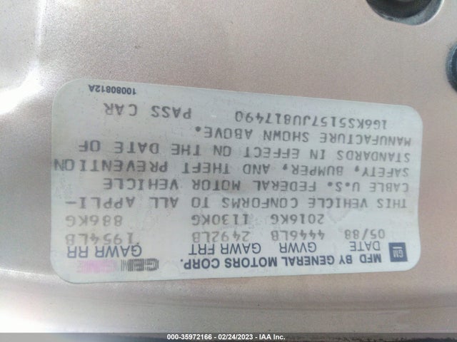 1988 CADILLAC SEVILLE 1G6KS5157JU817490 Photo 8