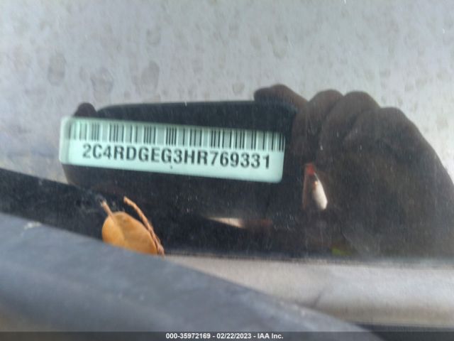 2C4RDGEG3HR769331 Dodge Grand Caravan Gt