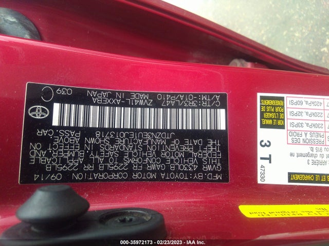 Toyota Prius V Two/three/five 2014 JTDZN3EU1EJ013718 Image 9