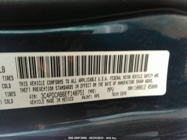 Dodge Journey American Value Pkg 2014 3C4PDCAB6ET148751 Image 9