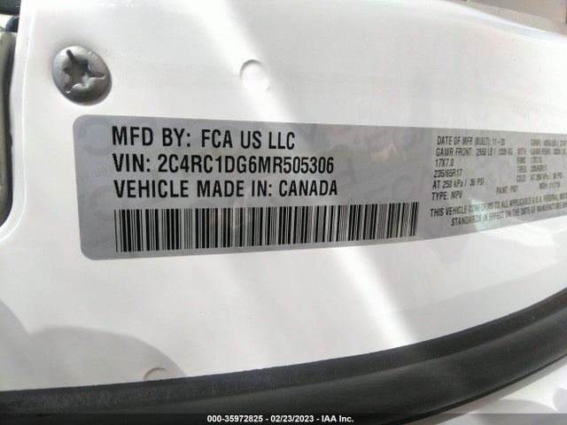 Chrysler Voyager Lxi 2021 2C4RC1DG6MR505306 Image 9