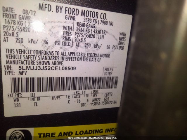 5LMJJ3J52CEL08509 Lincoln NAVIGATOR L