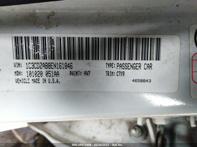 Dodge AVENGER SE 2014 1C3CDZAB8EN161846 Image 9