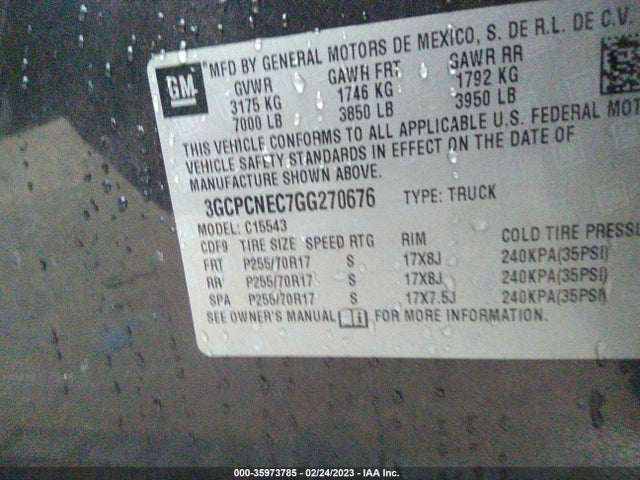 Chevrolet Silverado 1500 Ls 2016 3GCPCNEC7GG270676 Image 9