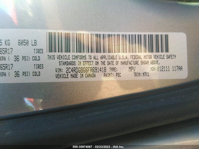 Dodge Grand Caravan Se Plus 2015 2C4RDGBG6FR691418 Image 9