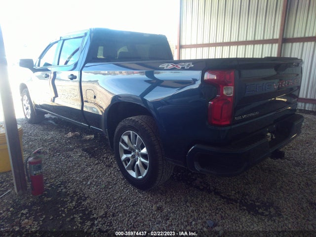 2019 CHEVROLET SILVERADO 1500 CUSTOM VIN: 3GCPYBEH2KG221437
