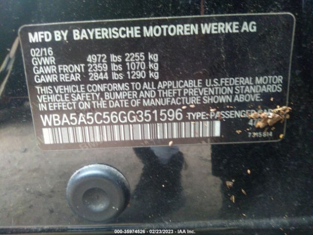 WBA5A5C56GG351596 BMW 5 Series 528i