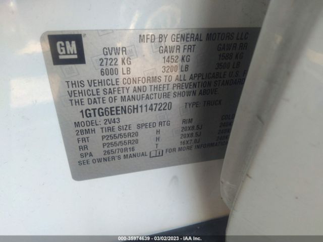 1GTG6EEN6H1147220 GMC Canyon 4wd Denali