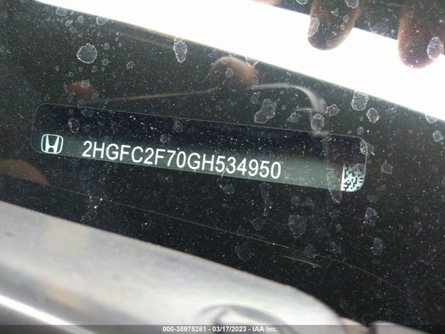Honda Civic Sedan Ex 2016 2HGFC2F70GH534950 Image 9