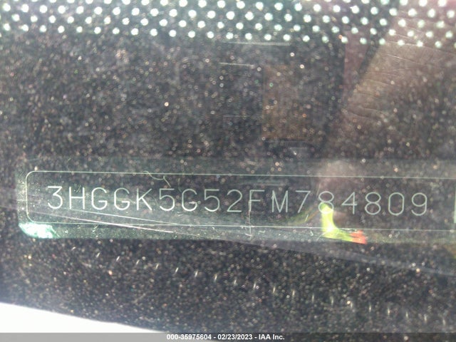 2015 HONDA FIT LX VIN: 3HGGK5G52FM784809