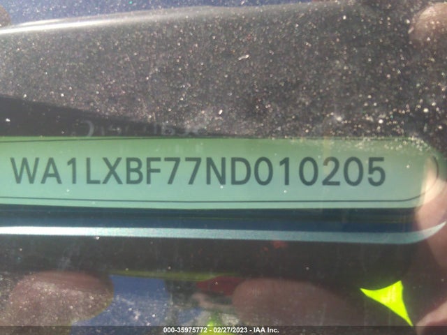 Audi Q7 Premium Plus 2022 WA1LXBF77ND010205 Image 9