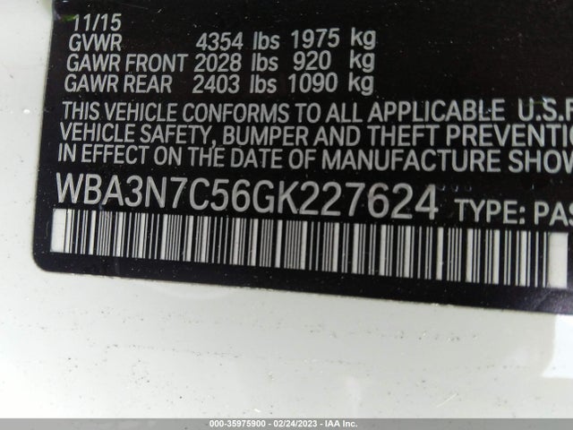 BMW 4 Series 428i 2016 WBA3N7C56GK227624 Image 9