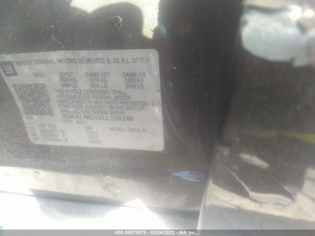3GKALMEV2LL155149 GMC Terrain Sle