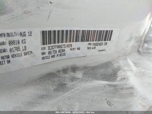 3C3CFFARXDT514978 Fiat 500 POP
