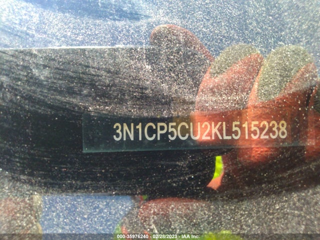 2019 NISSAN KICKS SR VIN: 3N1CP5CU2KL515238
