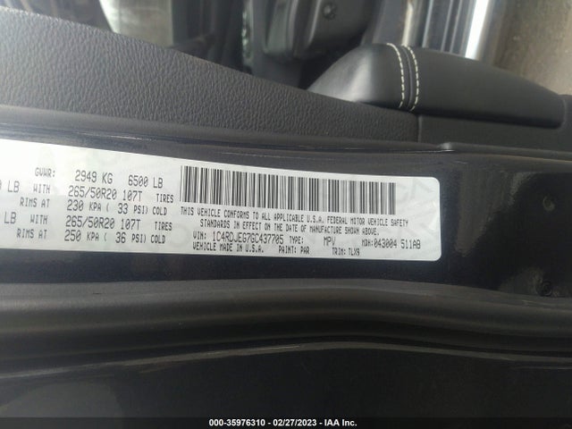 Dodge Durango Citadel 2016 1C4RDJEG7GC437705 Image 9