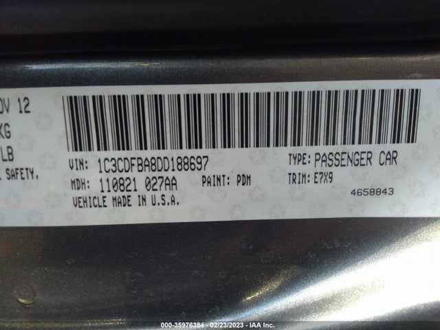Dodge DART SXT 2013 1C3CDFBA8DD188697 Image 9