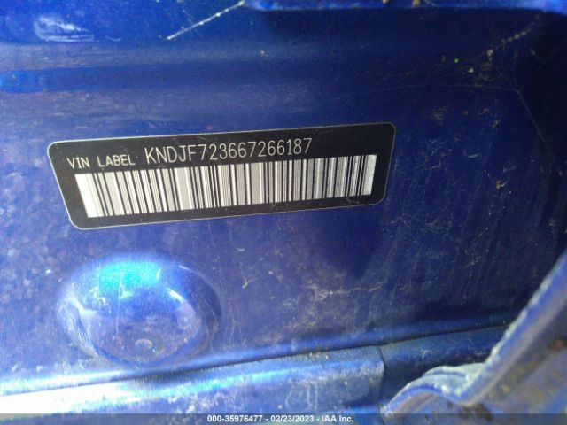KNDJF723667266187 KIA Sportage Lx/ex