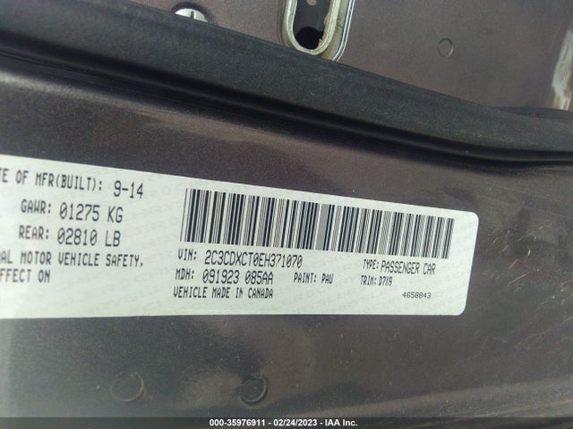 Dodge Charger Rt 2014 2C3CDXCT0EH371070 Image 9