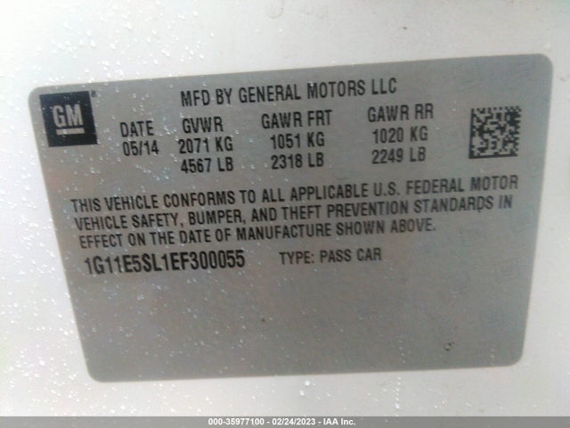 Chevrolet MALIBU LT 2014 1G11E5SL1EF300055 Image 10