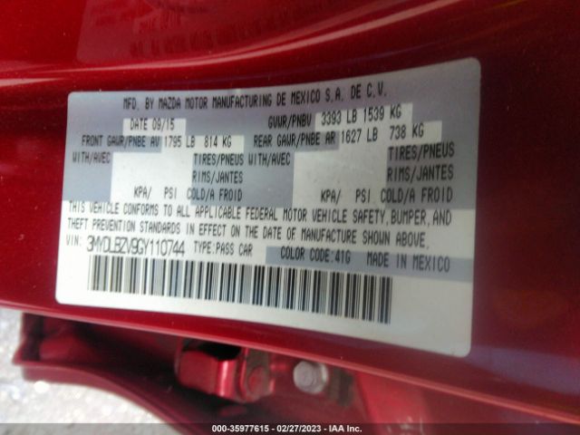 3MYDLBZV9GY110744 Scion IA