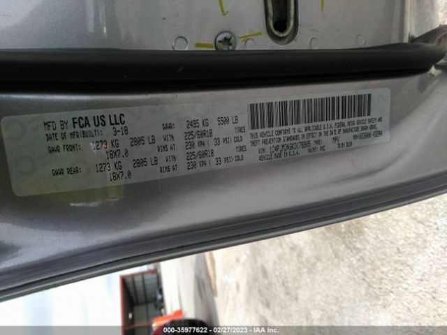 1C4PJMDN6KD178905 Jeep Cherokee Limited