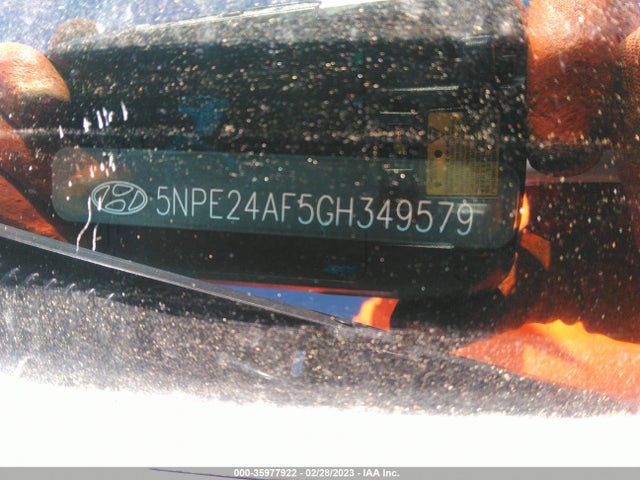 Hyundai Sonata 2.4l Se 2016 5NPE24AF5GH349579 Image 10