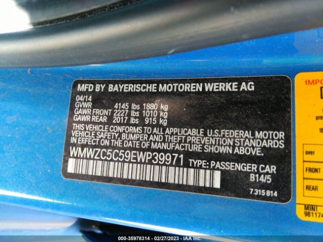 WMWZC5C59EWP39971 Mini Cooper Countryman S