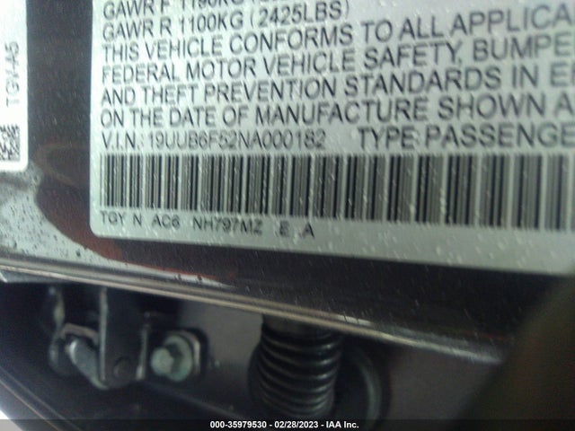 Acura Tlx W/a-spec Package 2022 19UUB6F52NA000182 Image 9