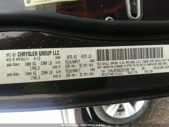 1C4NJRFB9ED541936 Jeep Patriot Latitude
