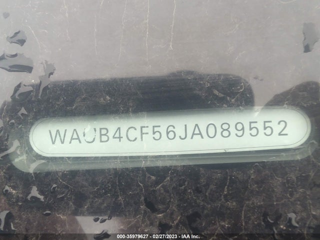 WAUB4CF56JA089552 Audi S5 SPORTBACK