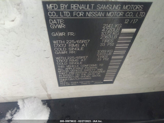 Nissan ROGUE SV 2018 KNMAT2MV5JP539865 Image 10