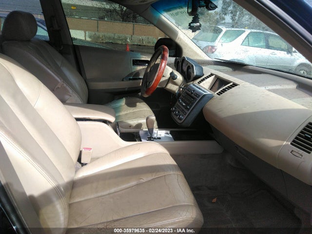 2005 NISSAN MURANO SE VIN: JN8AZ08W75W400892