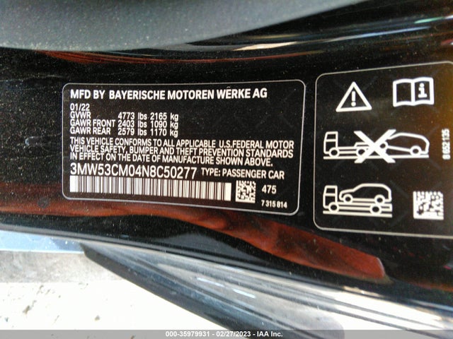 BMW 2 Series M240i Xdrive 2022 аукцион фото