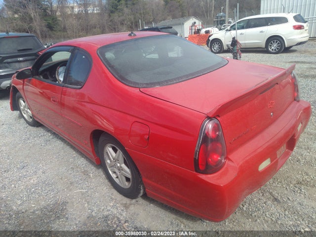 2004 CHEVROLET MONTE CARLO SS VIN: 2G1WX15K349348255