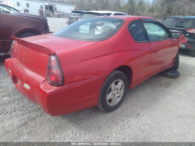 2004 CHEVROLET MONTE CARLO SS VIN: 2G1WX15K349348255