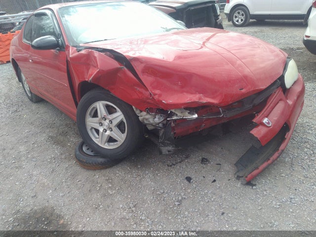 2004 CHEVROLET MONTE CARLO SS VIN: 2G1WX15K349348255