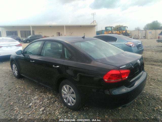 2012 VOLKSWAGEN PASSAT S VIN: 1VWAH7A36CC093394