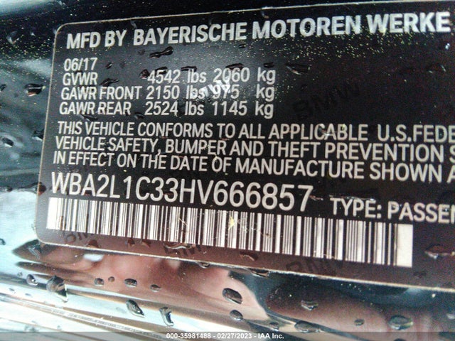 BMW 2 Series M240i 2017 WBA2L1C33HV666857 Image 9