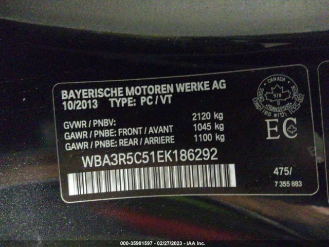 WBA3R5C51EK186292 BMW 4 Series 435i Xdrive