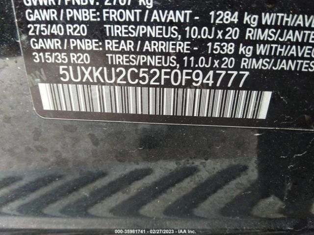 5UXKU2C52F0F94777 BMW X6 Xdrive35i