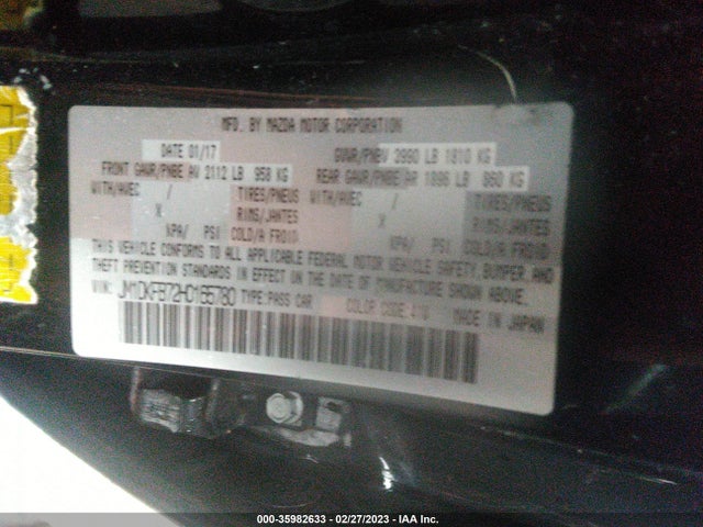2017 Mazda CX-3, VIN: JM1DKFB72H0165780
