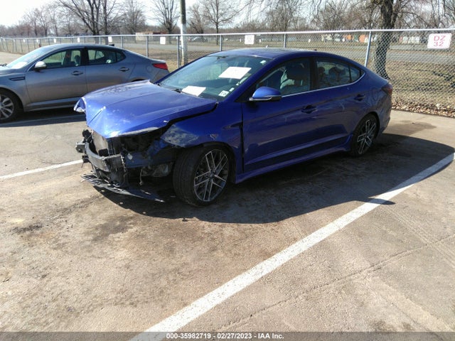 2019 HYUNDAI ELANTRA SPORT VIN: KMHD04LB3KU888059