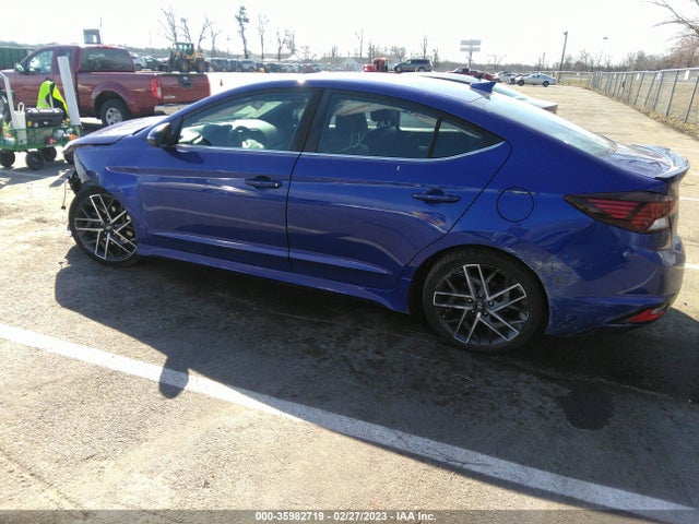2019 HYUNDAI ELANTRA SPORT VIN: KMHD04LB3KU888059