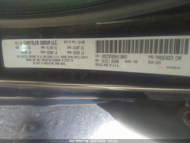 Dodge Avenger R/t 2010 1B3CC5FB2AN118843 Image 10
