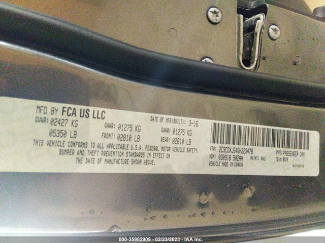 Dodge Charger Sxt 2016 2C3CDXJG4GH223478 Image 10
