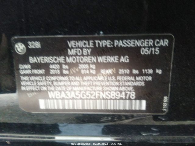 WBA3A5G52FNS89478 BMW 3 Series 328i