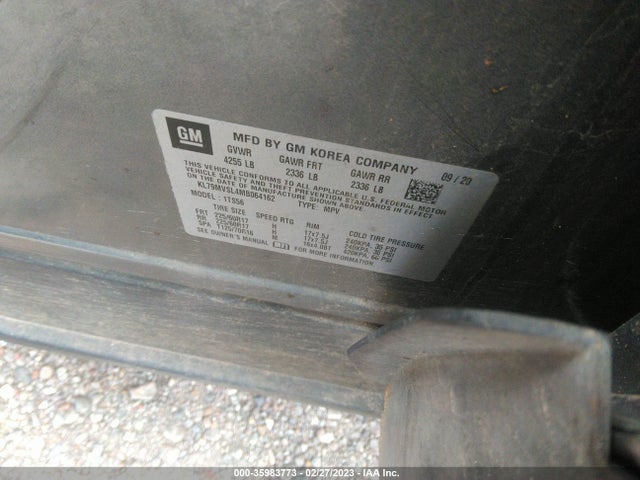 Chevrolet Trailblazer Activ 2021 KL79MVSL4MB064162 Image 9